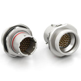 Souriau 8STA7Y14-97PN-022 12 contact size 14 jam nut solder cup hermetic connector | 12Volt Motorsports