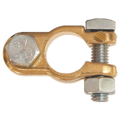 Battery Terminal Negative, Brass Bolt Type - 8mm Stud