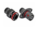 Souriau 8STA001-03SN + 8STA601-03PN Matched Pair, 3 Pin Size 26 Contacts