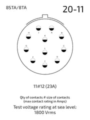8STA620-11PN contact arrangement 20-11
