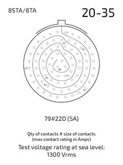 8STA620-35PN contact arrangement 20-35