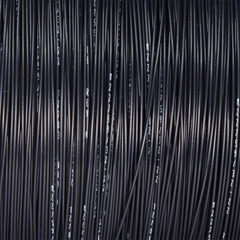 BLACK WIRE TEFZEL 12 AWG