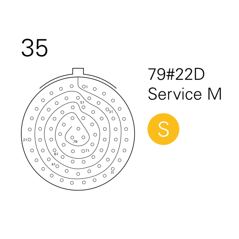 Souriau 8STA020-35SN + 8STA620-35PN Matched Pair, 79 Pin Size 22 Contacts